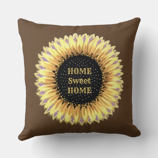 美しいひまわり クッション (裏面)