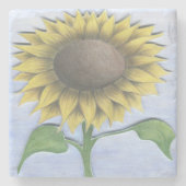 美しいひまわり ストーンコースター (正面)