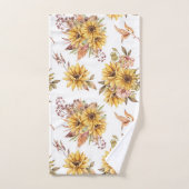 美しいひまわり バスタオルセット (ハンドタオル)