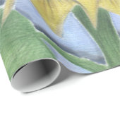 美しいひまわり ラッピングペーパー (ロールコーナー)