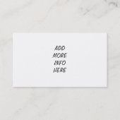 「美しいひまわり」名刺 名刺 (裏面)