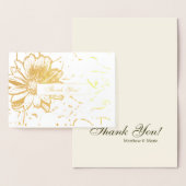 美しいひまわり 箔カード (ディスプレー)