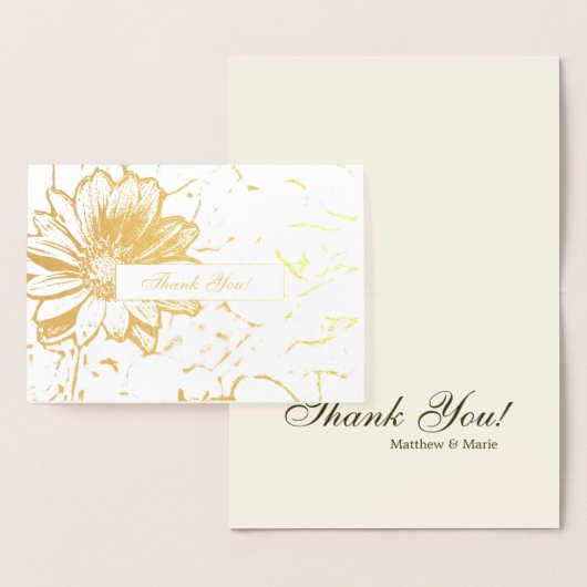 美しいひまわり 箔カード (ディスプレー)