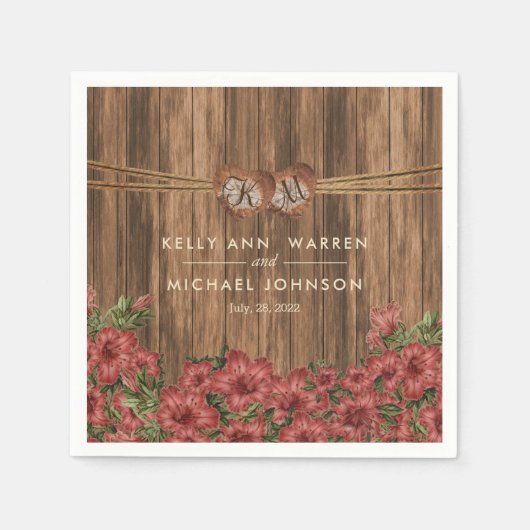 美しいほこりっぽいバラユリの花 スタンダードカクテルナプキン (正面)