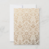 美しいほこりっぽいフローラ結婚式招待状 招待状 (裏面)