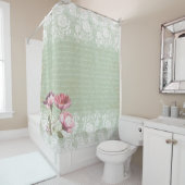 美しいぼろぼろのシックな国 シャワーカーテン (インサイチュ)