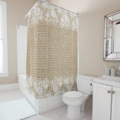 美しいぼろぼろのシックな国 シャワーカーテン (インサイチュ)