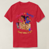 美しいまたはビートベビー性別がブルー王室のホットを明かす Tシャツ (デザイン正面)