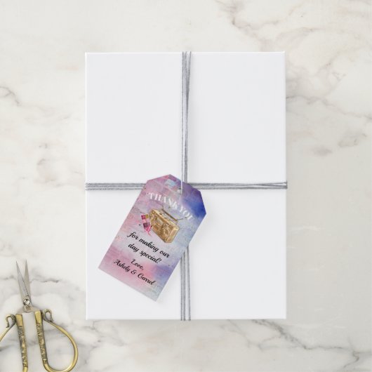 美しいまたはビートメッセージカード!性別の表示 ギフトタグ (より糸付き)