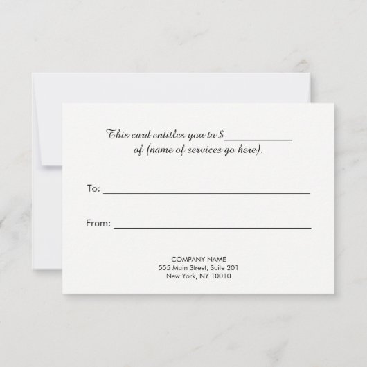 美しいまつげと眉のプレゼント券 (裏面)