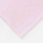 美しいまつげの化粧のピンクこんにちは フリースブランケット (角)