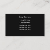 美しいまつげテーマ名刺 名刺 (裏面)