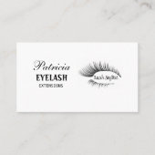 美しいまつげ拡張機能テクニシャンラッシュ 名刺 (正面)
