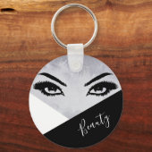 美しいまつげ キーホルダー (正面)