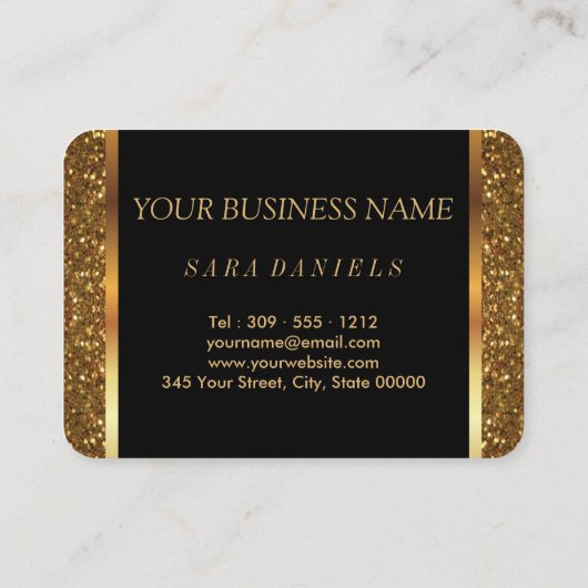 美しいまつ毛 – 紫 名刺 (裏面)