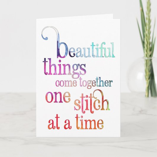 美しいものへの励まし カード (正面)