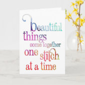 美しいものへの励まし カード (黄色い花)