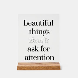 美しいものアクリルサイン アクリルサイン