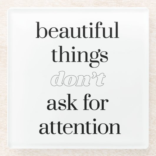 美しいものガラスコースター ガラスコースター (正面)