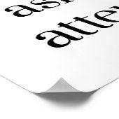 美しいものポスター ポスター (角)