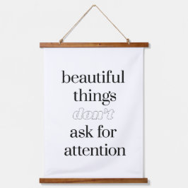 美しいもの木材トップウォールタペストリー 吊り下げ型タペストリー