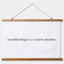 美しいもの木材トップウォールタペストリー