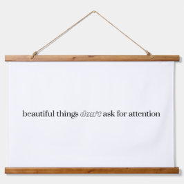 美しいもの木材トップウォールタペストリー 吊り下げ型タペストリー