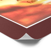 美しいやる気を起こさせるポスター引用フォトアート ポスター (角)