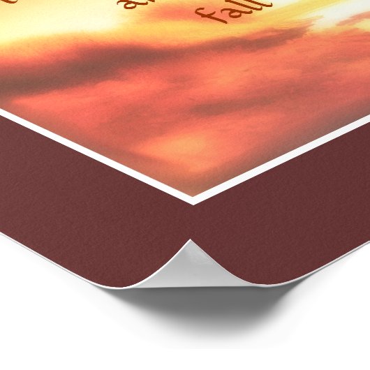 美しいやる気を起こさせるポスター引用フォトアート ポスター (角)