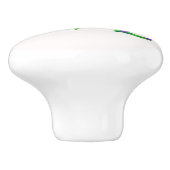 美しいよくはしゃぐ絞り染めレターMモノグラム セラミックノブ (側面)