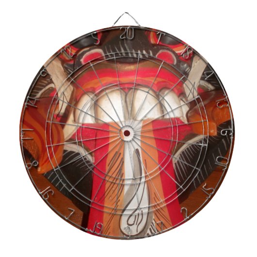 美しいよくはしゃぐ驚くべき舌:ユーモアのTouch ダーツボード (正面)