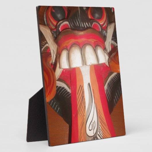 美しいよくはしゃぐ驚くべき舌：ユーモアのTouch フォトプラーク (側面)