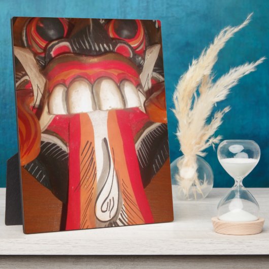 美しいよくはしゃぐ驚くべき舌：ユーモアのTouch フォトプラーク (側面)