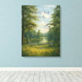 美しいを超えたペイン・ストレッチ・キャンバス印刷 キャンバスプリント (インサイチュ (ウッドフロア))