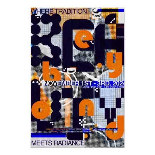 美しいを超えて：伝統は輝きを満たす ポスター (正面)