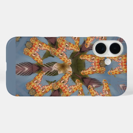 美しいアおもしろいフキリン柄de Case-Mate iPhoneケース (裏面 (横))