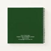 美しいアイスランドの風景油画素晴らし芸術 ノートブック (裏面)