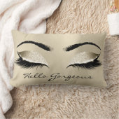 美しいアイズメイクアップラッシュハローゴスチャンパイニュ ランバークッション (ブランケット)