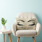 美しいアイズメイクアップラッシュハローゴスチャンパイニュ ランバークッション (椅子)