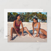美しいアイランドガールズビキニポストカード ポストカード (正面/裏面)