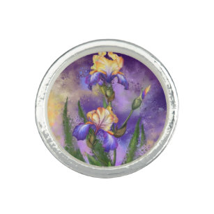 美しいアイリスの花 – Migned Art 絵画's リング