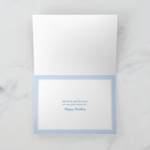 美しいアイルランドの海辺のオーダーメイド50歳誕生日 カード (内部)