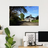 美しいアイルランドコテージ ポスター (ホームオフィス)