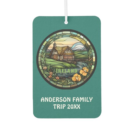 美しいアイルランド カーエアーフレッシュナー (正面)