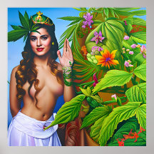 美しいアウトザワールドドリーミー宇宙雑草の女神