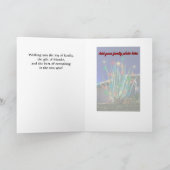 美しいアガベの光の中で家族の写真を追加してください, シーズンカード (内部)