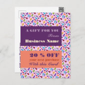 美しいアクセサリービューティシャン&美容師ガーリー ポストカード (正面/裏面)