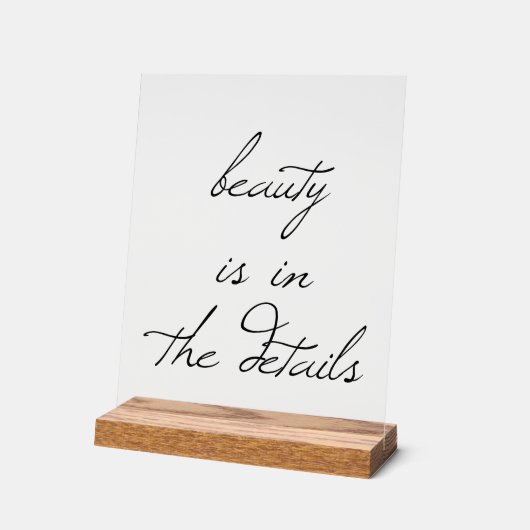 美しいアクリル標識 アクリルサイン (傾斜)