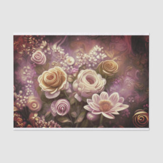 美しいアクリル花柄ティッシュペーパー 薄葉紙