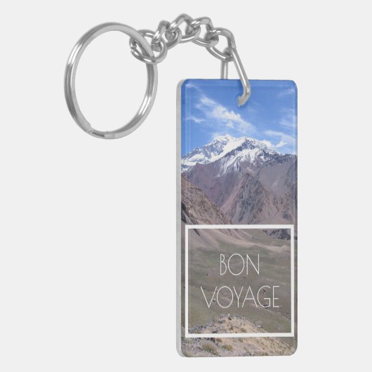 美しいアコンガア国立公園ビュー,アルゼンチン キーホルダー (正面左)